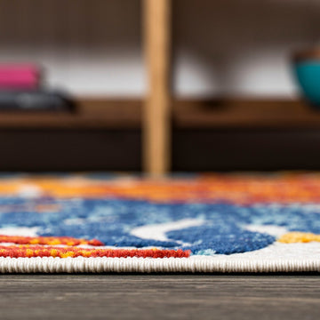 Tropics Palm Leaves Indoor/outdoor Area Rug